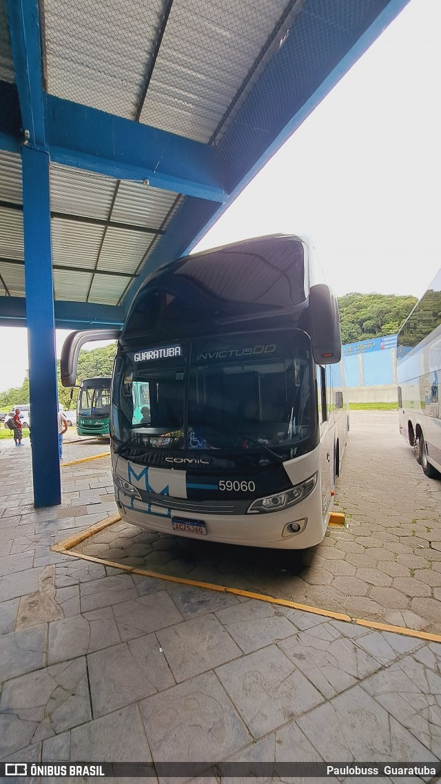 Empresa de Ônibus Nossa Senhora da Penha 59060 na cidade de Guaratuba, Paraná, Brasil, por Paulobuss  Guaratuba. Número da foto: #12717343.