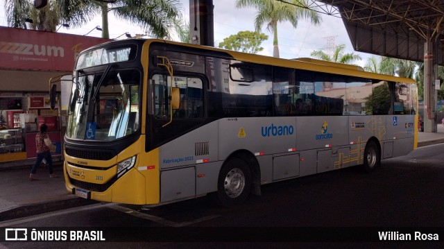 City Transporte Urbano Intermodal Sorocaba 2813 na cidade de Sorocaba, São Paulo, Brasil, por Willian Rosa. Número da foto: #12714632.