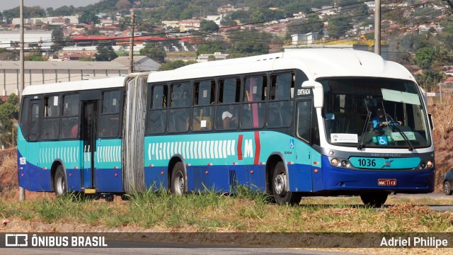 Metrobus 1036 na cidade de Goiânia, Goiás, Brasil, por Adriel Philipe. Número da foto: #12714873.