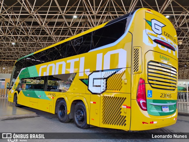 Empresa Gontijo de Transportes 23055 na cidade de Patos de Minas, Minas Gerais, Brasil, por Leonardo Nunes. Número da foto: #12717780.