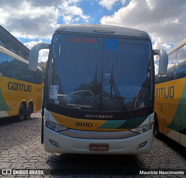 Empresa Gontijo de Transportes 18110 na cidade de Belo Horizonte, Minas Gerais, Brasil, por Maurício Nascimento. Número da foto: #12719143.