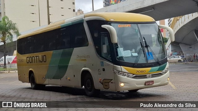 Empresa Gontijo de Transportes 7080 na cidade de Belo Horizonte, Minas Gerais, Brasil, por Paulo Alexandre da Silva. Número da foto: #12719416.