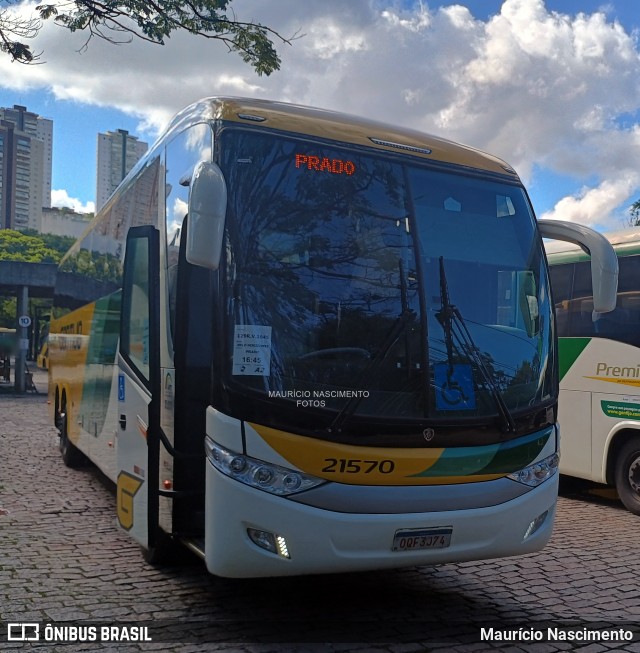 Empresa Gontijo de Transportes 21570 na cidade de Belo Horizonte, Minas Gerais, Brasil, por Maurício Nascimento. Número da foto: #12719150.