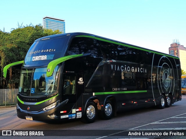 Viação Garcia 90000 na cidade de Curitiba, Paraná, Brasil, por André Lourenço de Freitas. Número da foto: #12718558.