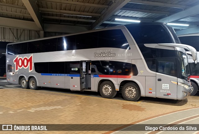 Auto Viação 1001 RJ 108.681 na cidade de Resende, Rio de Janeiro, Brasil, por Diego Cardoso da Silva. Número da foto: #12717853.