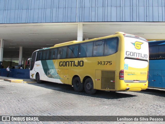 Empresa Gontijo de Transportes 14375 na cidade de Caruaru, Pernambuco, Brasil, por Lenilson da Silva Pessoa. Número da foto: #12718934.