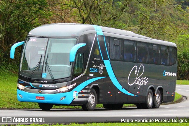 Empresa de Ônibus Nossa Senhora da Penha 53020 na cidade de Piraí, Rio de Janeiro, Brasil, por Paulo Henrique Pereira Borges. Número da foto: #12718201.