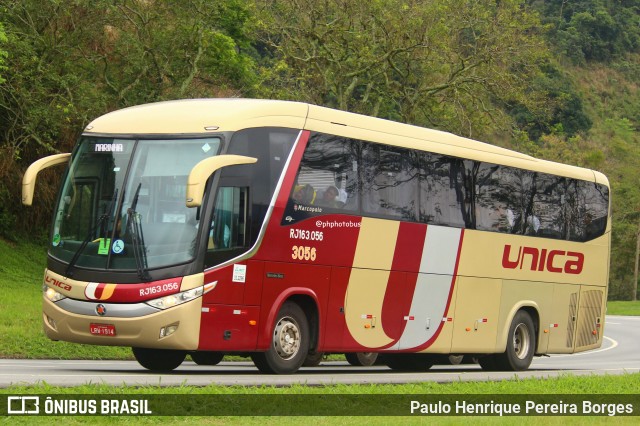 Transportes Única Petrópolis RJ 163.056 na cidade de Piraí, Rio de Janeiro, Brasil, por Paulo Henrique Pereira Borges. Número da foto: #12718234.