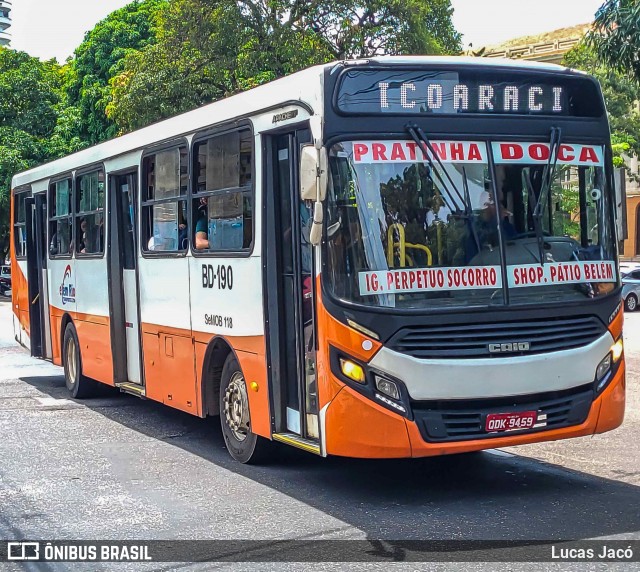 Belém Rio Transportes BD-190 na cidade de Belém, Pará, Brasil, por Lucas Jacó. Número da foto: #12719632.