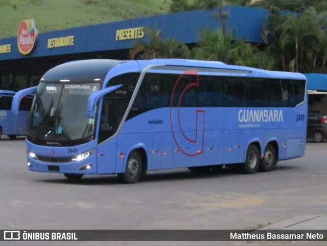 Expresso Guanabara 2449 na cidade de Paraíba do Sul, Rio de Janeiro, Brasil, por Mattheus Bassamar Neto. Número da foto: #12719625.