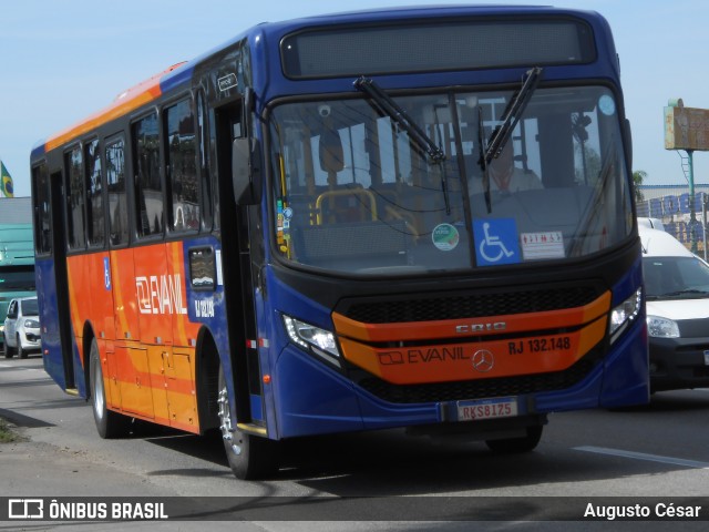 Evanil Transportes e Turismo RJ 132.148 na cidade de Nova Iguaçu, Rio de Janeiro, Brasil, por Augusto César. Número da foto: #12719141.
