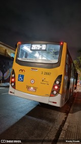 Viação Metrópole Paulista - Zona Leste 3 2887 na cidade de São Paulo, São Paulo, Brasil, por Wesley Ricardo. Número da foto: #:id.