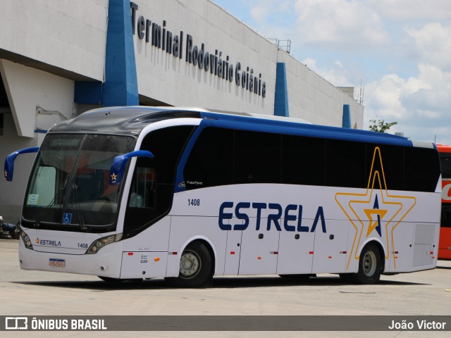 Viação Estrela 1408 na cidade de Goiânia, Goiás, Brasil, por João Victor. Número da foto: #12783199.