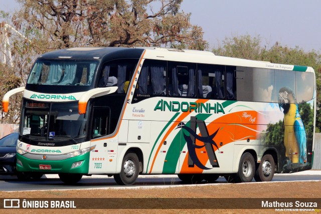 Empresa de Transportes Andorinha 7003 na cidade de Brasília, Distrito Federal, Brasil, por Matheus Souza. Número da foto: #12783324.