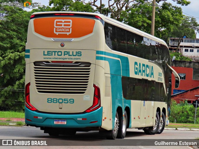 Viação Garcia 88059 na cidade de Jundiaí, São Paulo, Brasil, por Guilherme Estevan. Número da foto: #12781953.