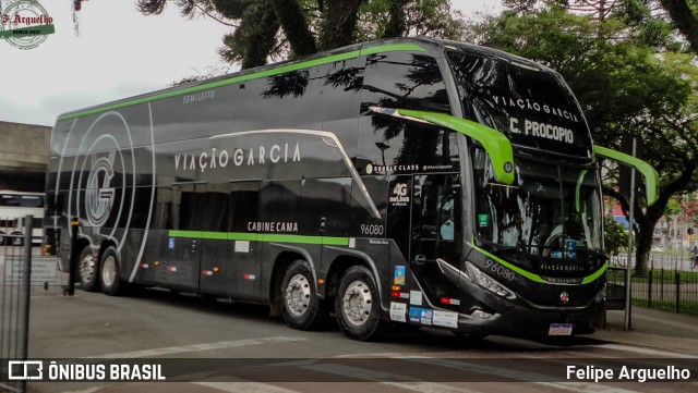 Viação Garcia 96080 na cidade de Curitiba, Paraná, Brasil, por Felipe Arguelho. Número da foto: #12781730.