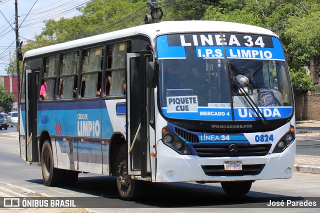 Ciudad de Limpio - Línea 34 0824 na cidade de Asunción, Paraguai, por José Paredes. Número da foto: #12782036.