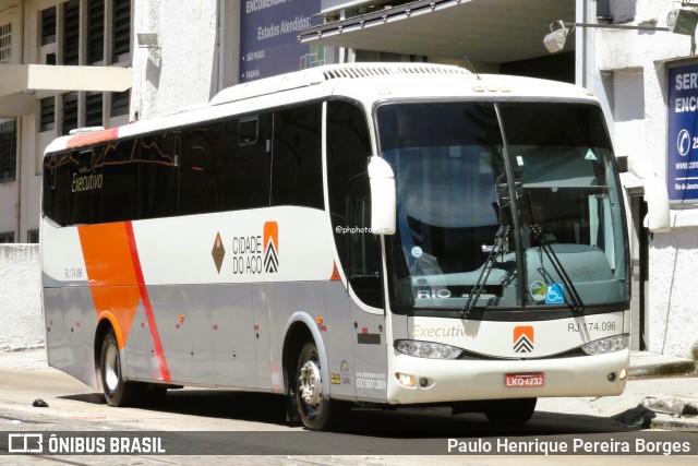 Viação Cidade do Aço RJ 174.096 na cidade de Rio de Janeiro, Rio de Janeiro, Brasil, por Paulo Henrique Pereira Borges. Número da foto: #12783145.