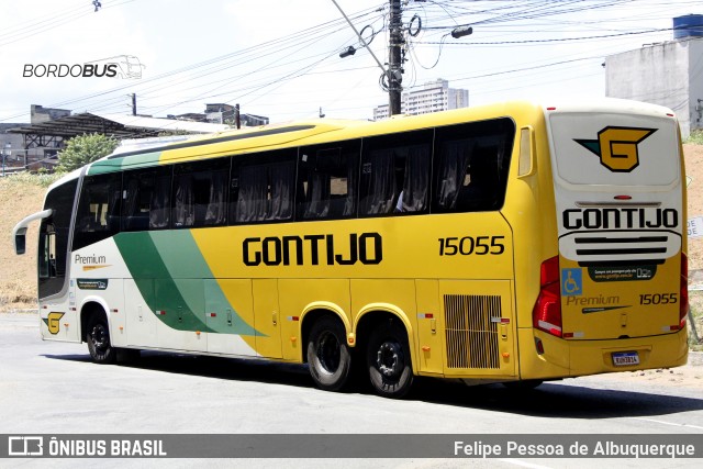 Empresa Gontijo de Transportes 15055 na cidade de Salvador, Bahia, Brasil, por Felipe Pessoa de Albuquerque. Número da foto: #12782118.