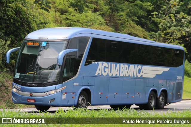 Viação Águia Branca 25870 na cidade de Piraí, Rio de Janeiro, Brasil, por Paulo Henrique Pereira Borges. Número da foto: #12783040.