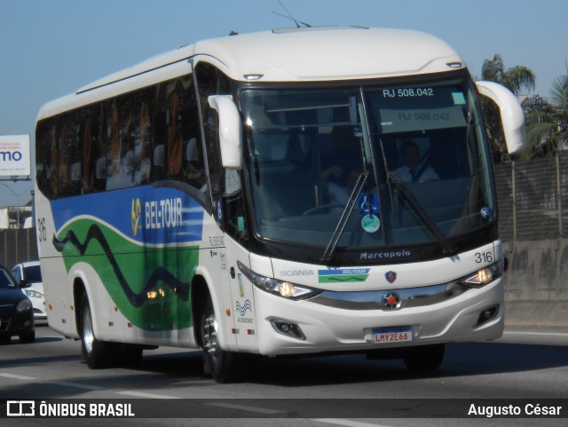 Bel-Tour Transportes e Turismo RJ 508.042 na cidade de Nova Iguaçu, Rio de Janeiro, Brasil, por Augusto César. Número da foto: #12783486.