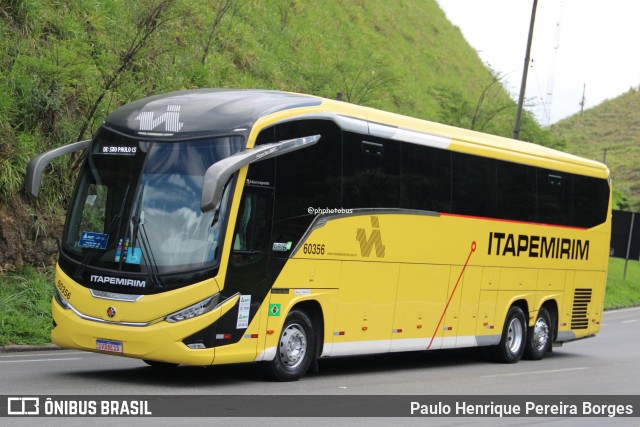 Viação Nova Itapemirim 60356 na cidade de Piraí, Rio de Janeiro, Brasil, por Paulo Henrique Pereira Borges. Número da foto: #12783059.