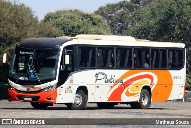 Viação Platina 2900 na cidade de Uberlândia, Minas Gerais, Brasil, por Matheus Souza. Número da foto: #12783363.