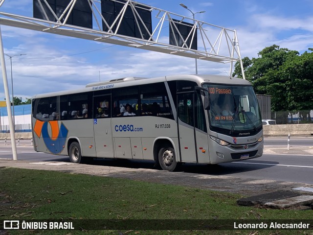 Coesa Transportes RJ 117.038 na cidade de Niterói, Rio de Janeiro, Brasil, por Leonardo Alecsander. Número da foto: #12783055.