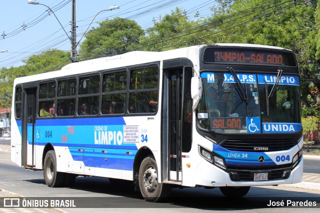 Ciudad de Limpio - Línea 34 004 na cidade de Asunción, Paraguai, por José Paredes. Número da foto: #12781954.