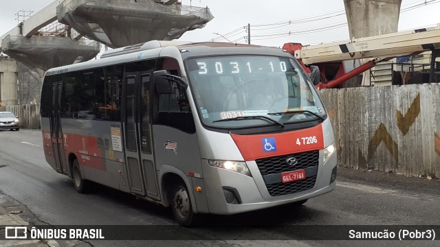 Pêssego Transportes 4 7206 na cidade de São Paulo, São Paulo, Brasil, por Samucão (Pobr3). Número da foto: #12781736.