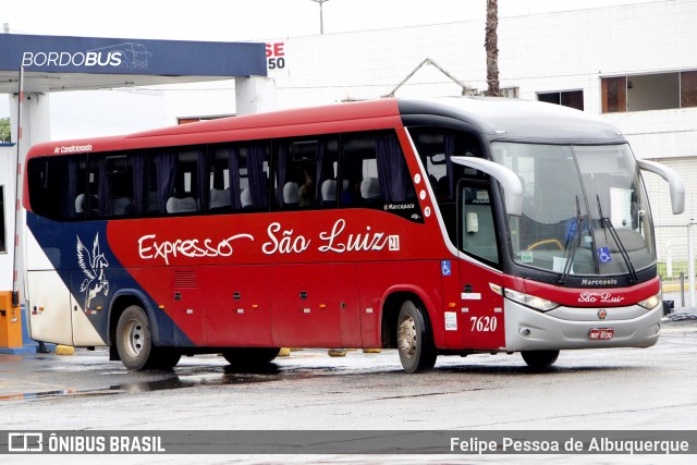 Expresso São Luiz 7620 na cidade de Goiânia, Goiás, Brasil, por Felipe Pessoa de Albuquerque. Número da foto: #12782497.