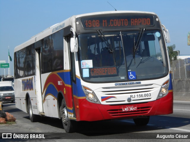 Transportadora Tinguá RJ 156.003 na cidade de Nova Iguaçu, Rio de Janeiro, Brasil, por Augusto César. Número da foto: #12783459.