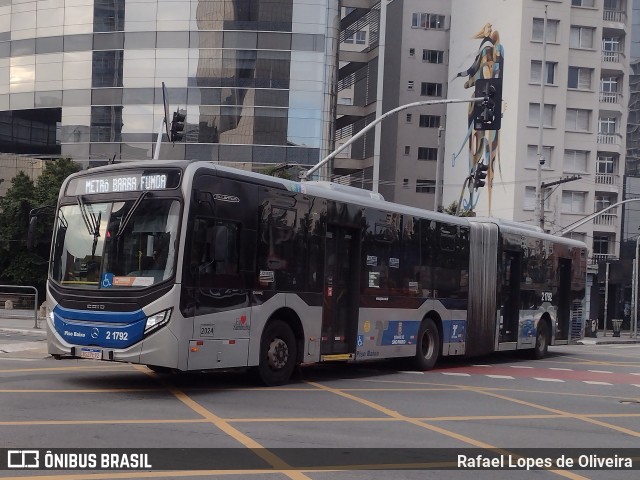 Sambaíba Transportes Urbanos 2 1792 na cidade de São Paulo, São Paulo, Brasil, por Rafael Lopes de Oliveira. Número da foto: #12781708.