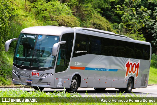 Auto Viação 1001 RJ 108.1241 na cidade de Piraí, Rio de Janeiro, Brasil, por Paulo Henrique Pereira Borges. Número da foto: #12783019.
