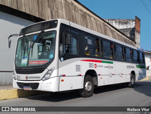 Borborema Imperial Transportes 303 na cidade de Jaboatão dos Guararapes, Pernambuco, Brasil, por Wallace Vitor. Número da foto: #12781591.
