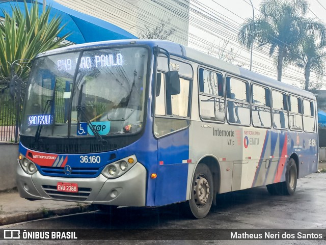 Vipol Transportes Rodoviários - TIPBUS - Transportes Intermunicipal 36.160 na cidade de Guarulhos, São Paulo, Brasil, por Matheus Neri dos Santos. Número da foto: #12781229.