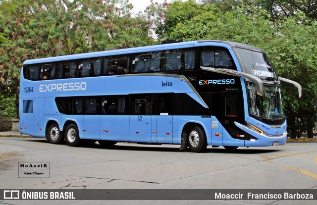 Expresso Transporte e Turismo Ltda. 15204 na cidade de São Paulo, São Paulo, Brasil, por Moaccir  Francisco Barboza. Número da foto: #12781695.