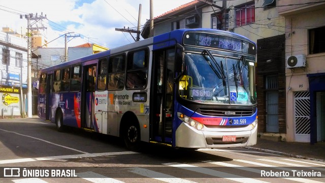 Empresa de Ônibus Vila Galvão 30.569 na cidade de São Paulo, São Paulo, Brasil, por Roberto Teixeira. Número da foto: #12805906.