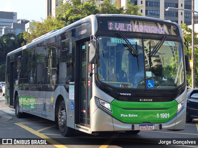 Viação Santa Brígida 1 1901 na cidade de São Paulo, São Paulo, Brasil, por Jorge Gonçalves. Número da foto: #12804623.