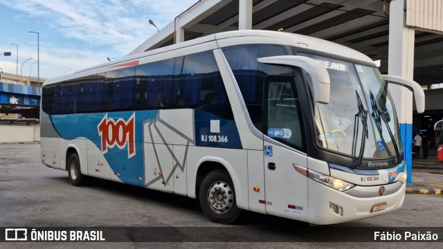 Auto Viação 1001 RJ 108.366 na cidade de Rio de Janeiro, Rio de Janeiro, Brasil, por Fábio Paixão. Número da foto: #12804841.