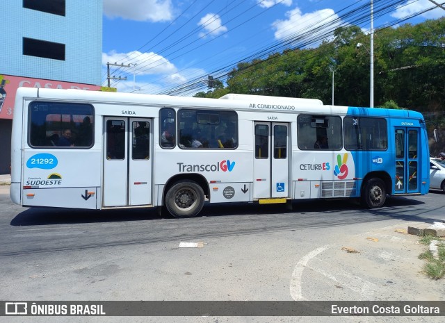 Santa Zita Transportes Coletivos 21292 na cidade de Cariacica, Espírito Santo, Brasil, por Everton Costa Goltara. Número da foto: #12805400.