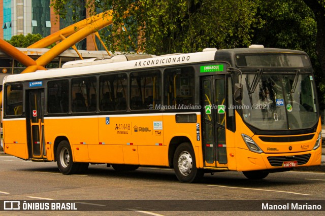 Real Auto Ônibus A41448 na cidade de Rio de Janeiro, Rio de Janeiro, Brasil, por Manoel Mariano. Número da foto: #12804567.