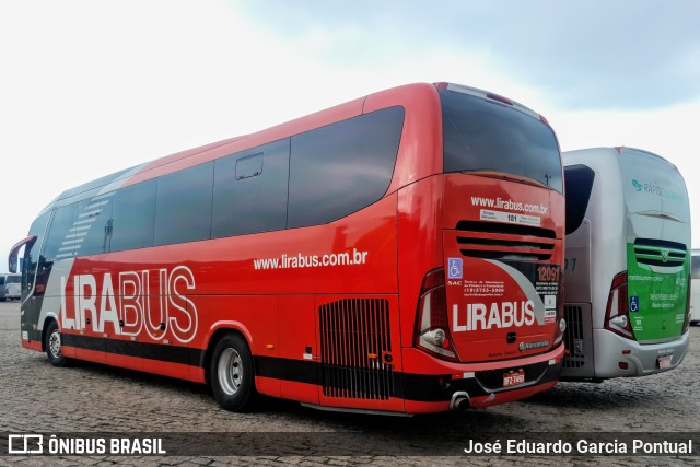 Lirabus 12091 na cidade de Hortolândia, São Paulo, Brasil, por José Eduardo Garcia Pontual. Número da foto: #12804950.