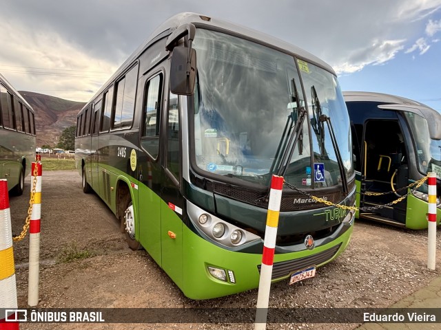 Turin Transportes 2485 na cidade de Itabirito, Minas Gerais, Brasil, por Eduardo Vieira. Número da foto: #12804942.