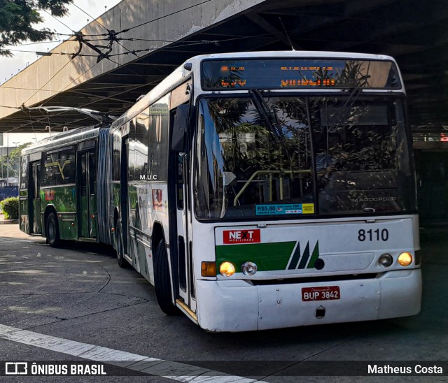 Next Mobilidade - ABC Sistema de Transporte 8110 na cidade de São Paulo, São Paulo, Brasil, por Matheus Costa. Número da foto: #12805887.