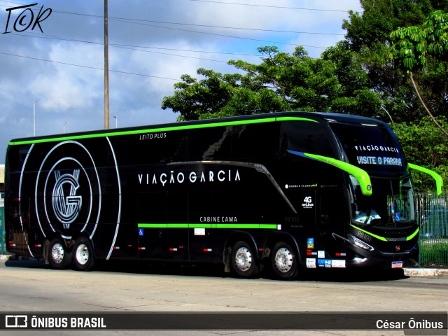 Viação Garcia 98100 na cidade de São Paulo, São Paulo, Brasil, por César Ônibus. Número da foto: #12806686.