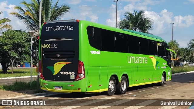 Viação Umuarama 19040 na cidade de Campo Grande, Alagoas, Brasil, por Genival Júnior. Número da foto: #12806193.