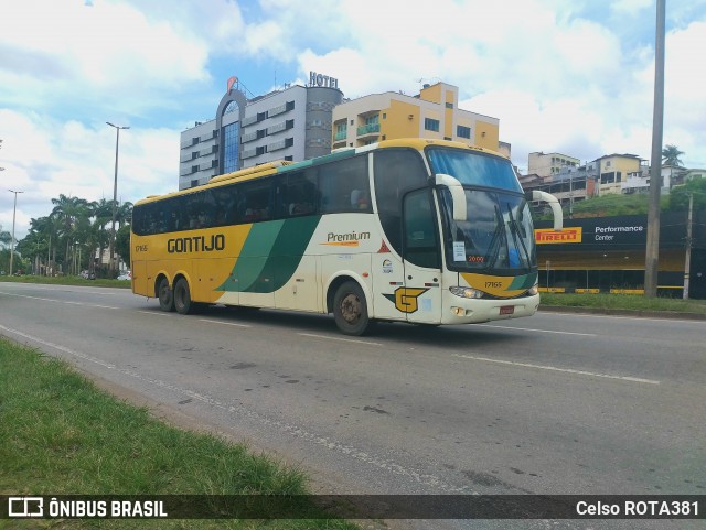 Empresa Gontijo de Transportes 17165 na cidade de Ipatinga, Minas Gerais, Brasil, por Celso ROTA381. Número da foto: #12804538.