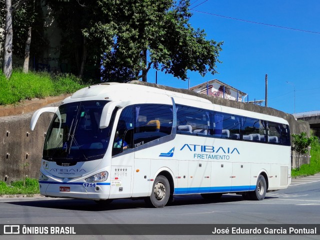 Viação Atibaia São Paulo 1714 na cidade de Campinas, São Paulo, Brasil, por José Eduardo Garcia Pontual. Número da foto: #12804944.