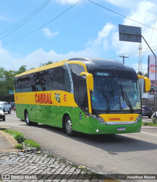 Expresso Cabral 195 na cidade de Natal, Rio Grande do Norte, Brasil, por Jonathan Nunes. Número da foto: #12806872.